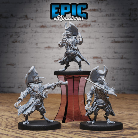 Crow Folk Pirate Miniature - Mini Megastore