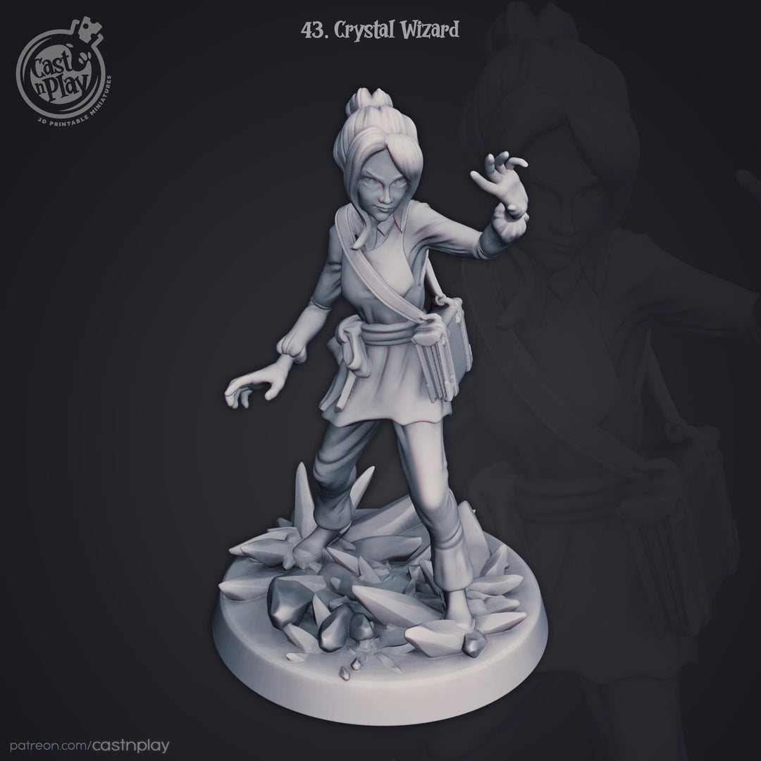 Crystal Wizard Miniature - Mini Megastore