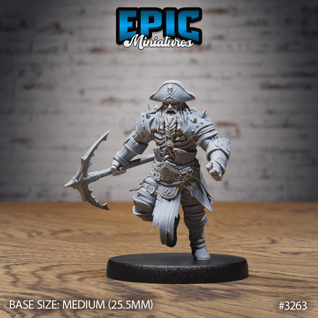 Cursed Captain Miniature - Mini Megastore