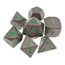 D&amp;D Metal Dice Polyhedral 7 Die Set Many Colors Collection DND Bag RPG Game Accessories Cubes Pouch Glow In The Dark Rainbow - Mini Megastore