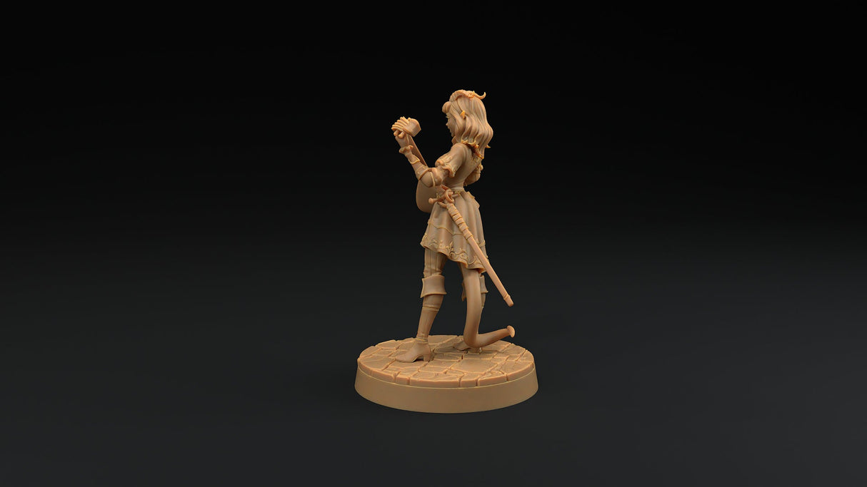 Daphnedora Blakeson - Female Tiefling Bard Miniature - Mini Megastore