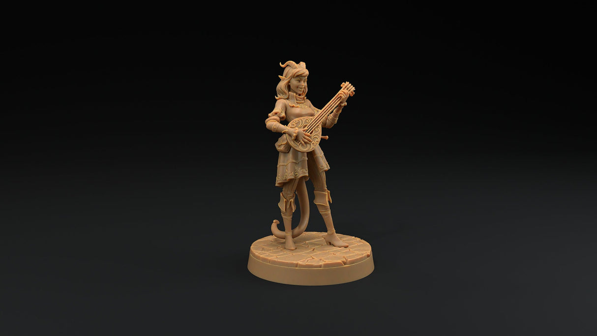 Daphnedora Blakeson - Female Tiefling Bard Miniature - Mini Megastore