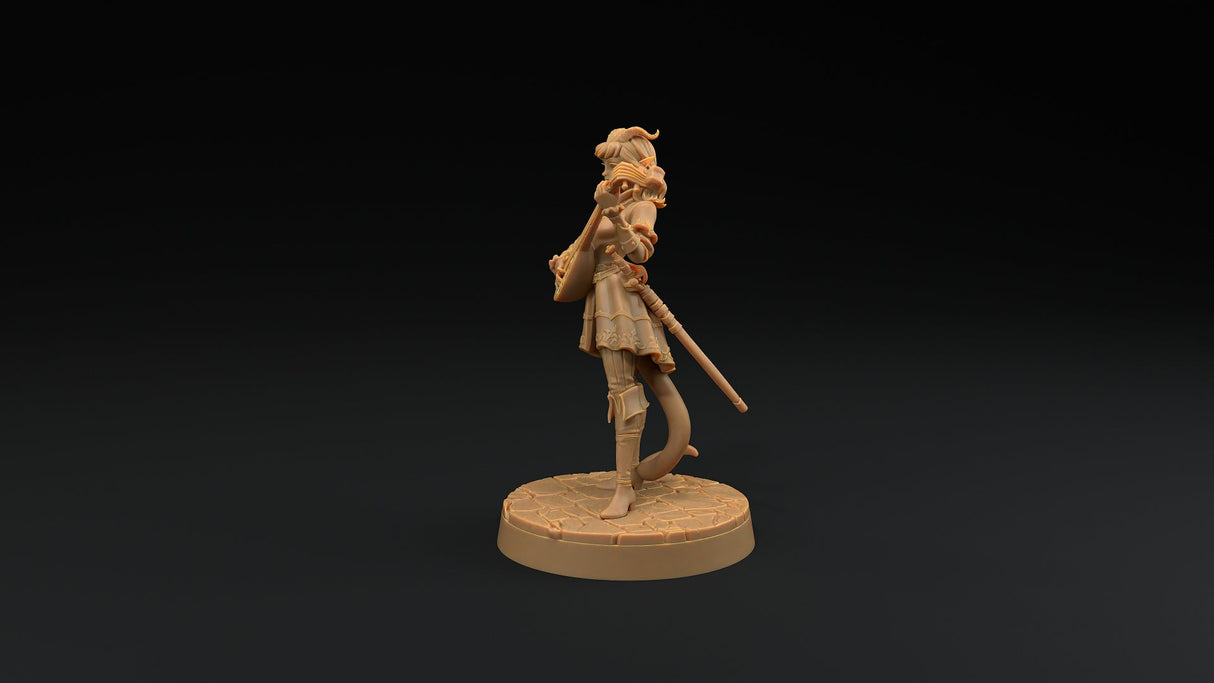 Daphnedora Blakeson - Female Tiefling Bard Miniature - Mini Megastore