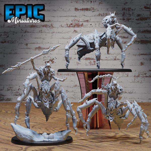 Dark Elf Spider / Drider Miniatures - Mini Megastore