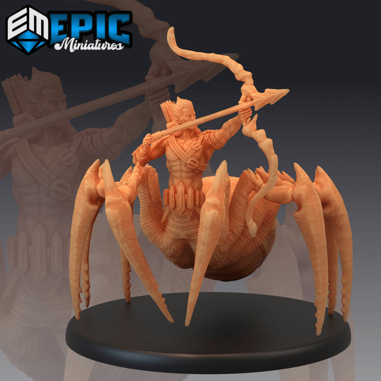 Dark Elf Spider Miniature - Mini Megastore