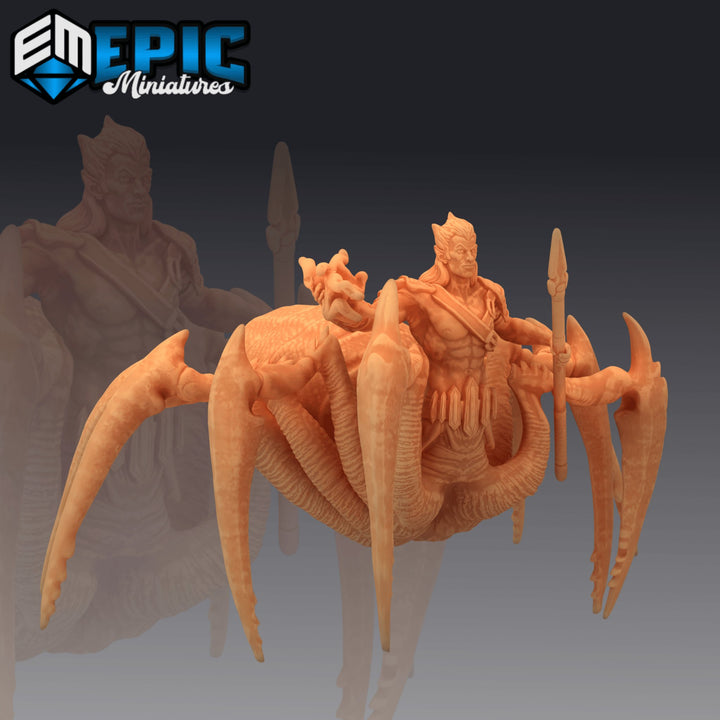 Dark Elf Spider Miniature - Mini Megastore
