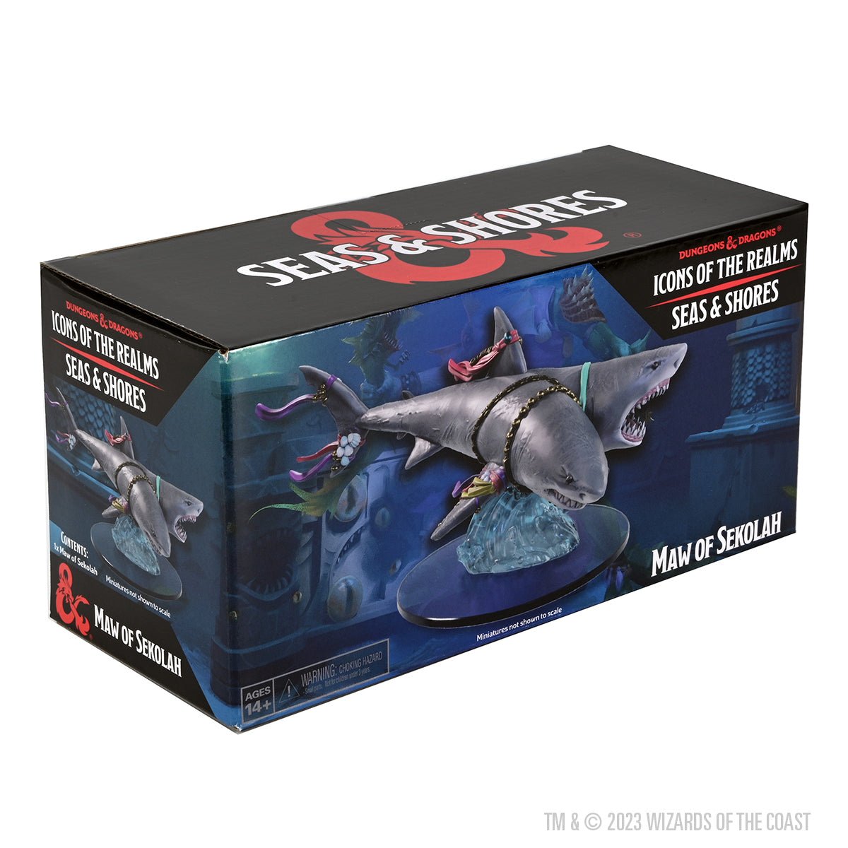 D&D Icons of the Realms: Seas & Shores - Maw of Sekolah Boxed Miniature - Mini Megastore