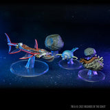 D&D Icons of the Realms Spelljammer Adventures in Space pre-painted Miniatures Ship Scale - Asteroid Encounters - Mini Megastore