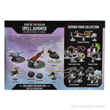 D&D Icons of the Realms Spelljammer Adventures in Space pre-painted Miniatures Ship Scale - Asteroid Encounters - Mini Megastore