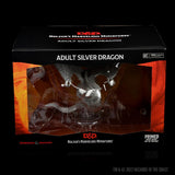 D&D Nolzur's Marvelous Miniatures: Adult Silver Dragon Miniature - Mini Megastore