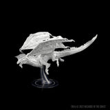 D&D Nolzur's Marvelous Miniatures: Adult Silver Dragon Miniature - Mini Megastore