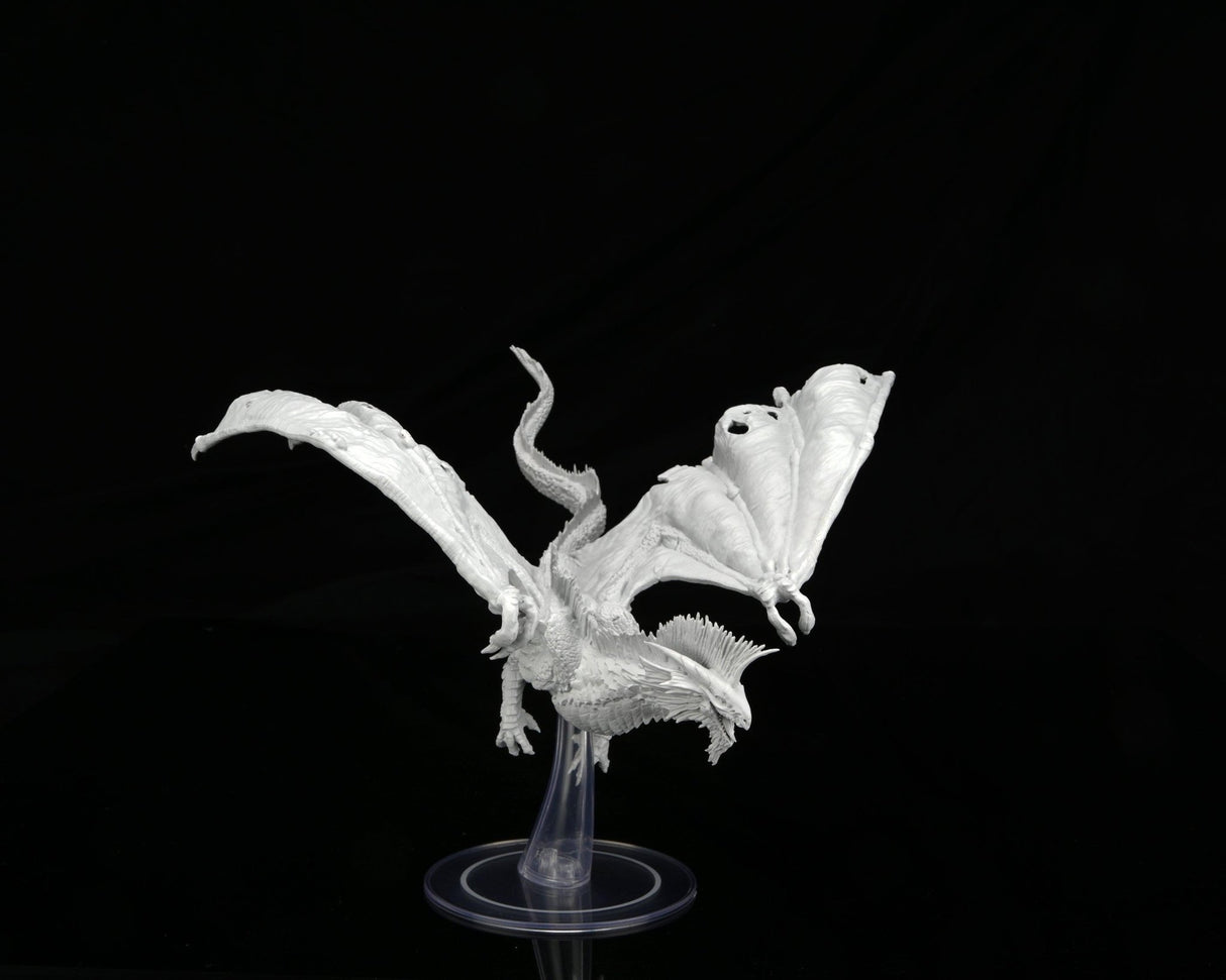 D&D Nolzur's Marvelous Miniatures: Adult Silver Dragon Miniature - Mini Megastore