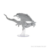 D&D Nolzur's Marvelous Miniatures: Adult Silver Dragon Miniature - Mini Megastore