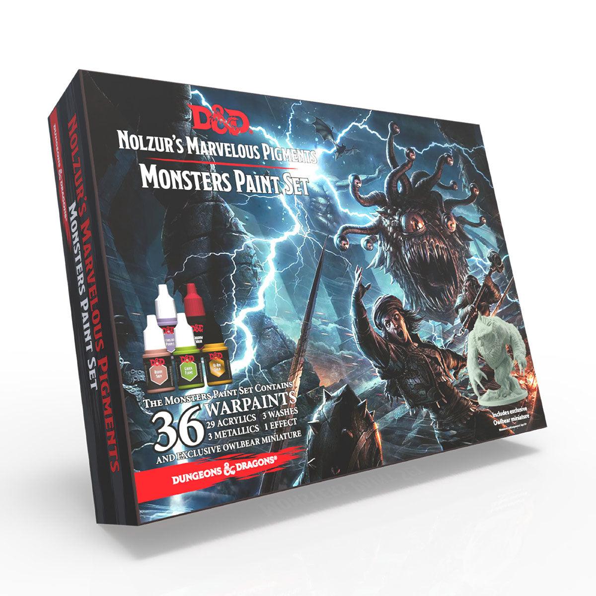 D&D: Nolzur's Marvelous Pigments - Monsters Paint Set - Mini Megastore