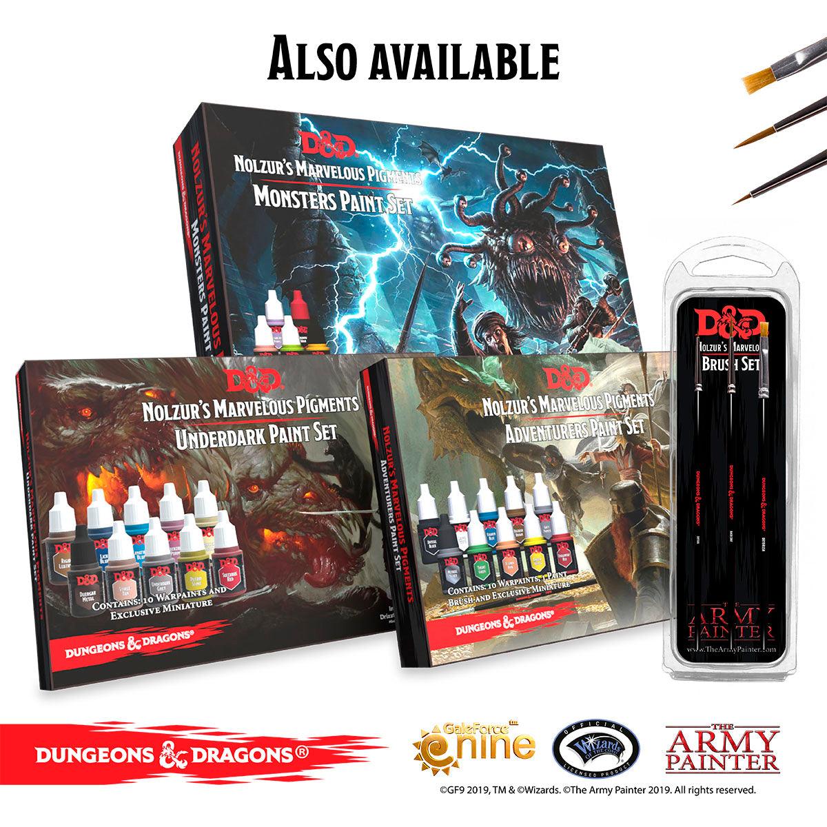 D&D: Nolzur's Marvelous Pigments Underdark Paint Set - Mini Megastore