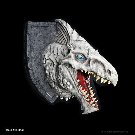 D&D Replicas of the Realms: White Dragon Trophy Plaque - Mini Megastore