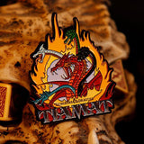 D&D The Cartoon 40th Anniversary Pin Badge - Tiamat - Mini Megastore