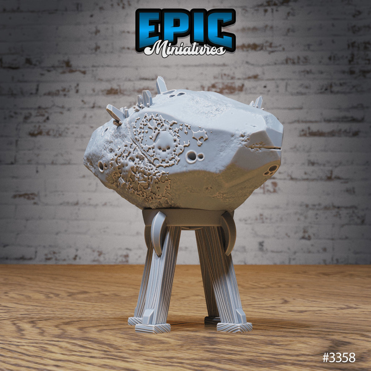 Decorative Asteroid on Plinth Scatter - Mini Megastore