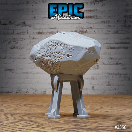 Decorative Asteroid on Plinth Scatter - Mini Megastore