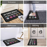 Dice Doormat "We Roll For Initiative" Pride - Mini Megastore