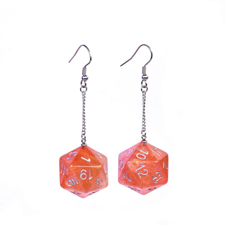 Dice Earrings D4 D6 D10 - Mini Megastore