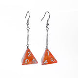 Dice Earrings D4 D6 D10 - Mini Megastore