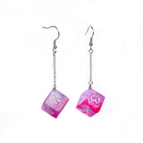 Dice Earrings D4 D6 D10 - Mini Megastore