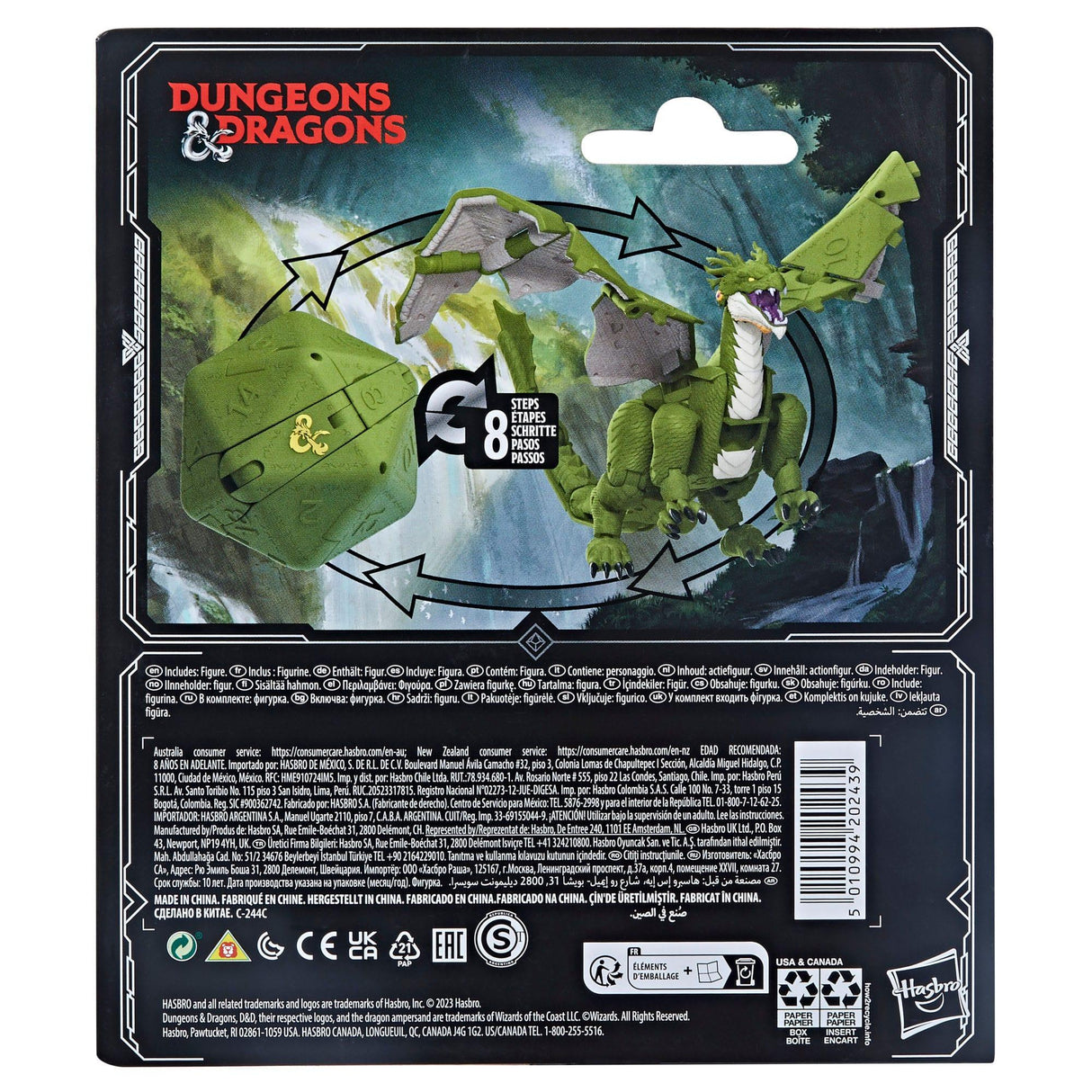 Dicelings Action Figure Green Dragon - Mini Megastore