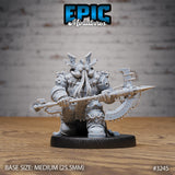 Diving Dwarf Adventurer Miniature - Mini Megastore