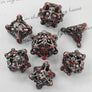 DND Dice Set Metal Hollow Halloween Skull RPG D&amp;D Board Games Dungeons Dragons MTG TRPG D20 Polyhedral Digital Teaching Dice - Mini Megastore