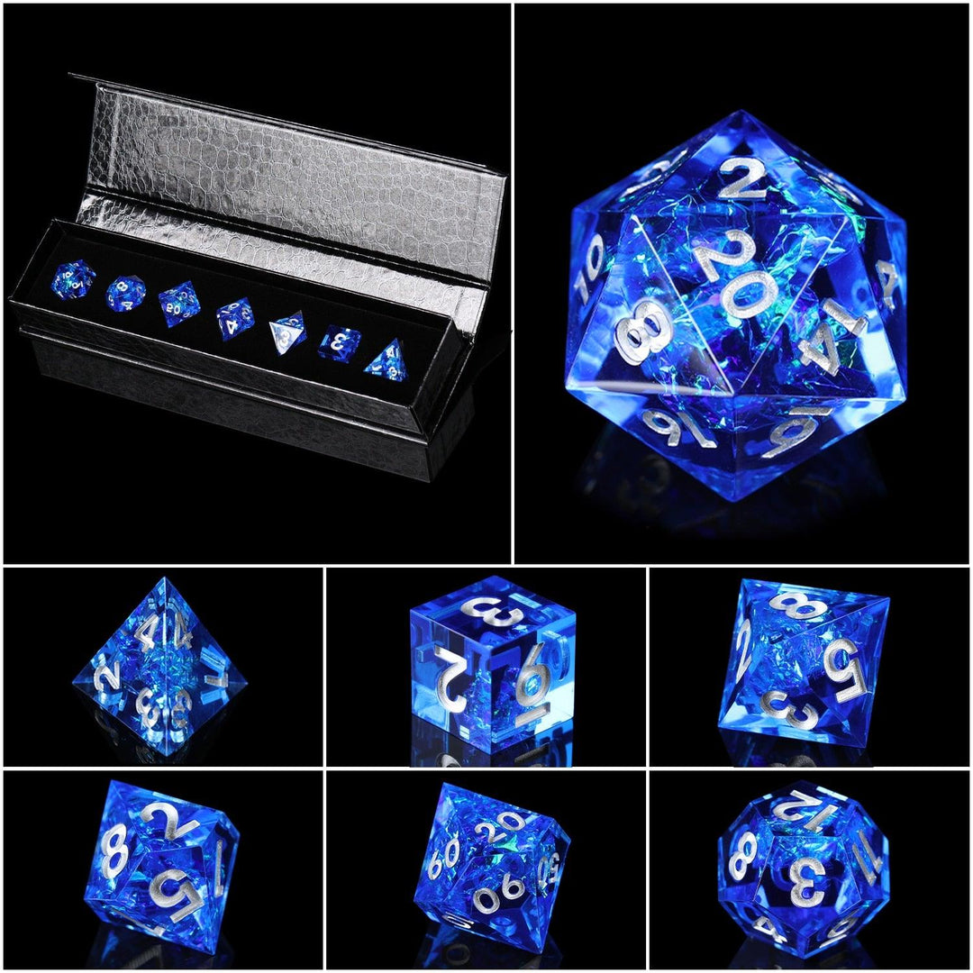 DND Dice Set Sharp Edge Dice For Role Playing Games Dungeons and Dragons - Mini Megastore