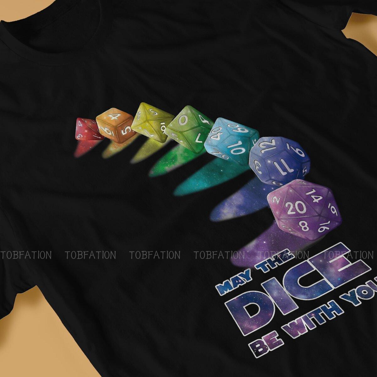 DnD May the Dice be With You pride dice shirt - Mini Megastore