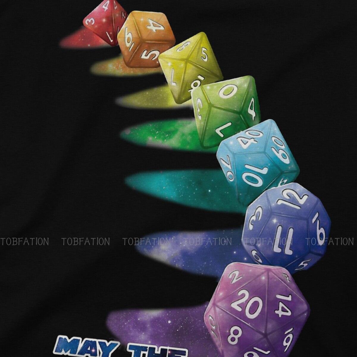 DnD May the Dice be With You pride dice shirt - Mini Megastore