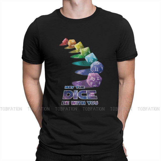 DnD May the Dice be With You pride dice shirt - Mini Megastore