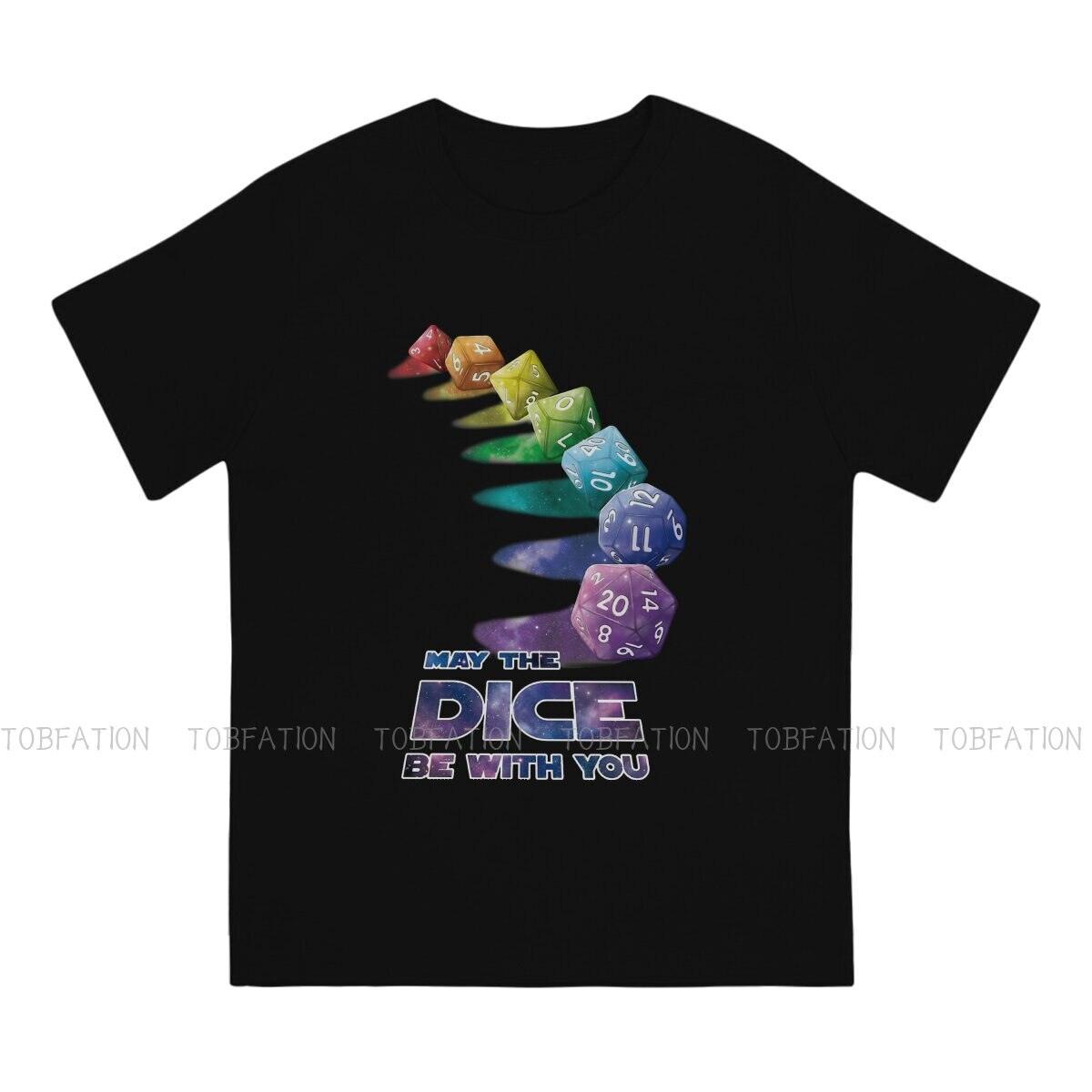 DnD May the Dice be With You pride dice shirt - Mini Megastore