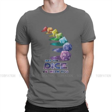 DnD May the Dice be With You pride dice shirt - Mini Megastore