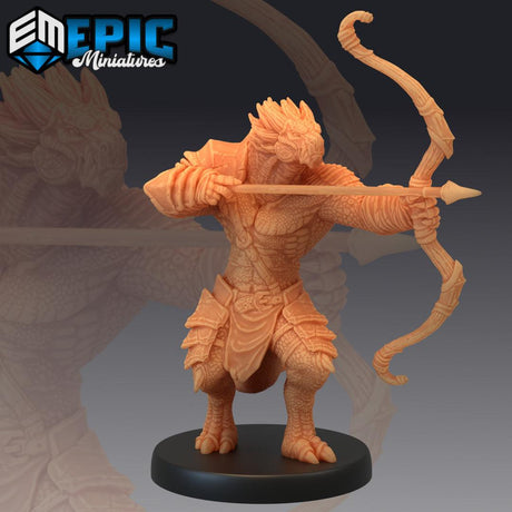 Dragonborn - Archer Miniature - Mini Megastore