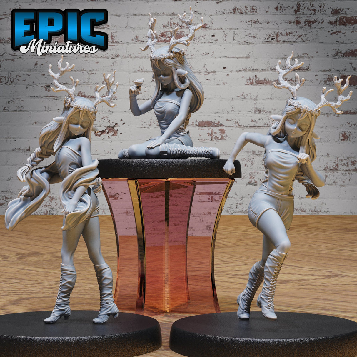 Druid Child Female Miniatures - Mini Megastore