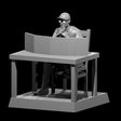 Dungeon Master behind DM Screen Miniature - Mini Megastore