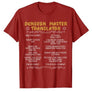 Dungeon Master Translator T-shirt - Mini Megastore