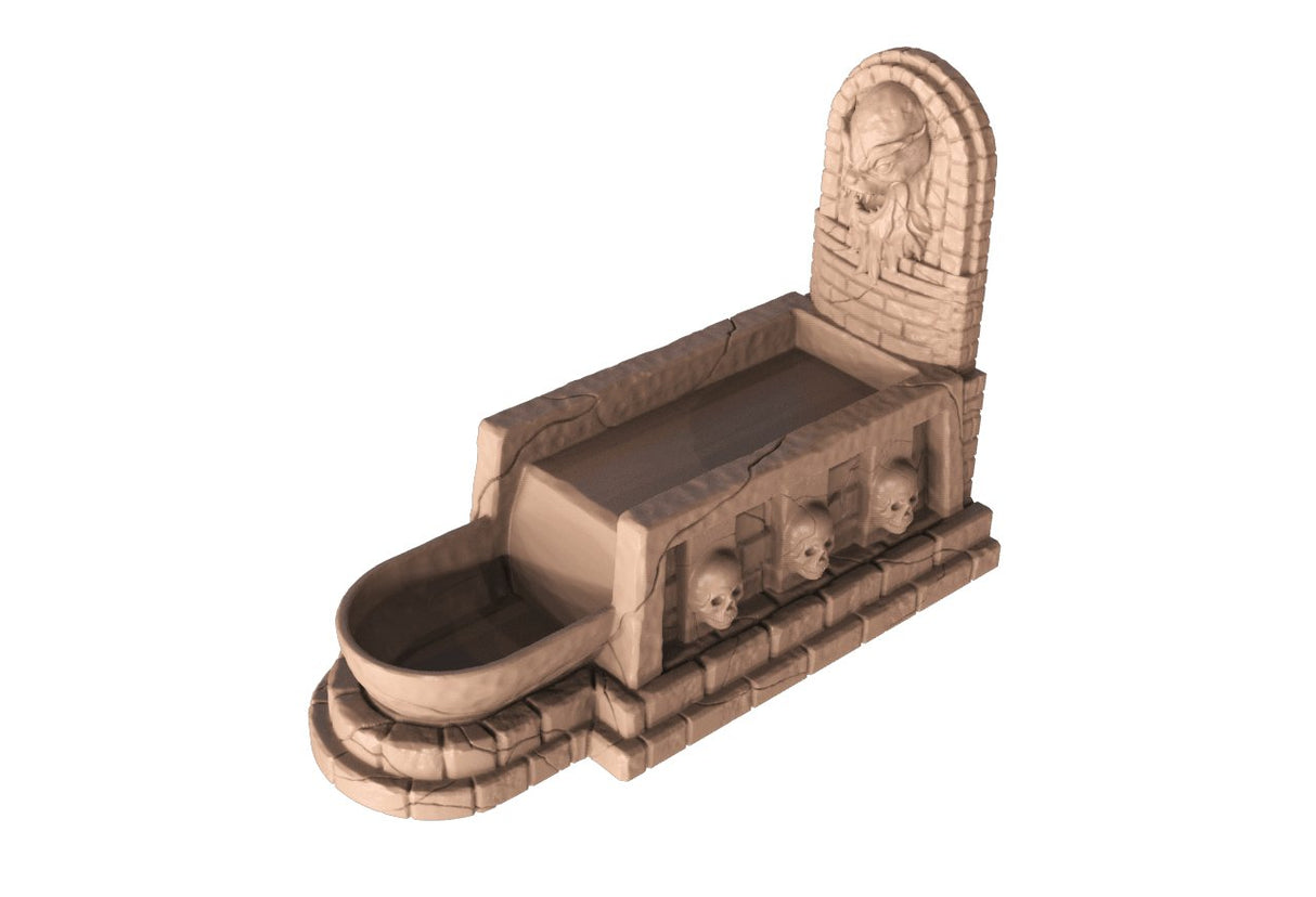 Dungeon Scatter Terrain - Dungeon Fountain - Mini Megastore