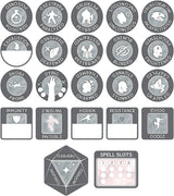 Dungeons and Dragons Fighter Token Set - Mini Megastore