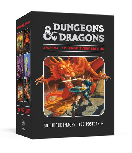 Dungeons & Dragons 100 Postcards: Archival Art from Every Edition: 100 Postcards - Mini Megastore