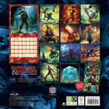 Dungeons & Dragons Honour Among Thieves 2024 Square Wall Calendar - Mini Megastore