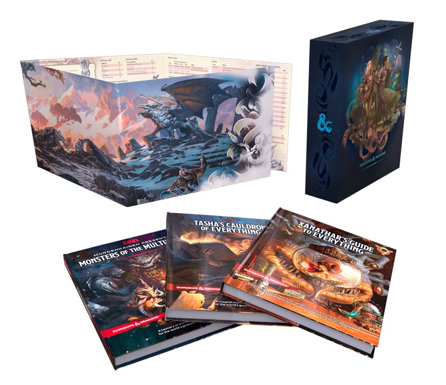 Dungeons & Dragons Rules Expansion Gift Set - 3 Books, Xanathar's Guide, Tasha's and Monsters of the Multiverse. - Mini Megastore