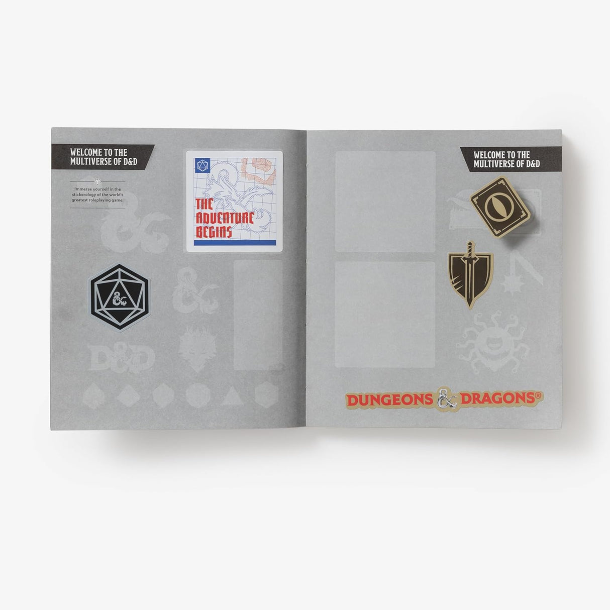 Dungeons & Dragons Stickerology : Legendary Stickers of Monsters, Magical Items, and More - Mini Megastore