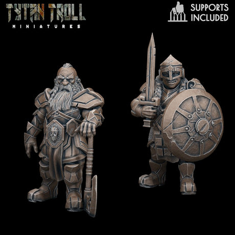 Dwarf Fighter Miniatures - Mini Megastore