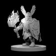 Dwarf Male Paladin Miniature - Mini Megastore