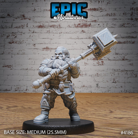 Dwarf Traveler Miniature - Mini Megastore