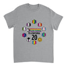 "Everyone is a Natural 20" Pride Unisex Crewneck T-shirt